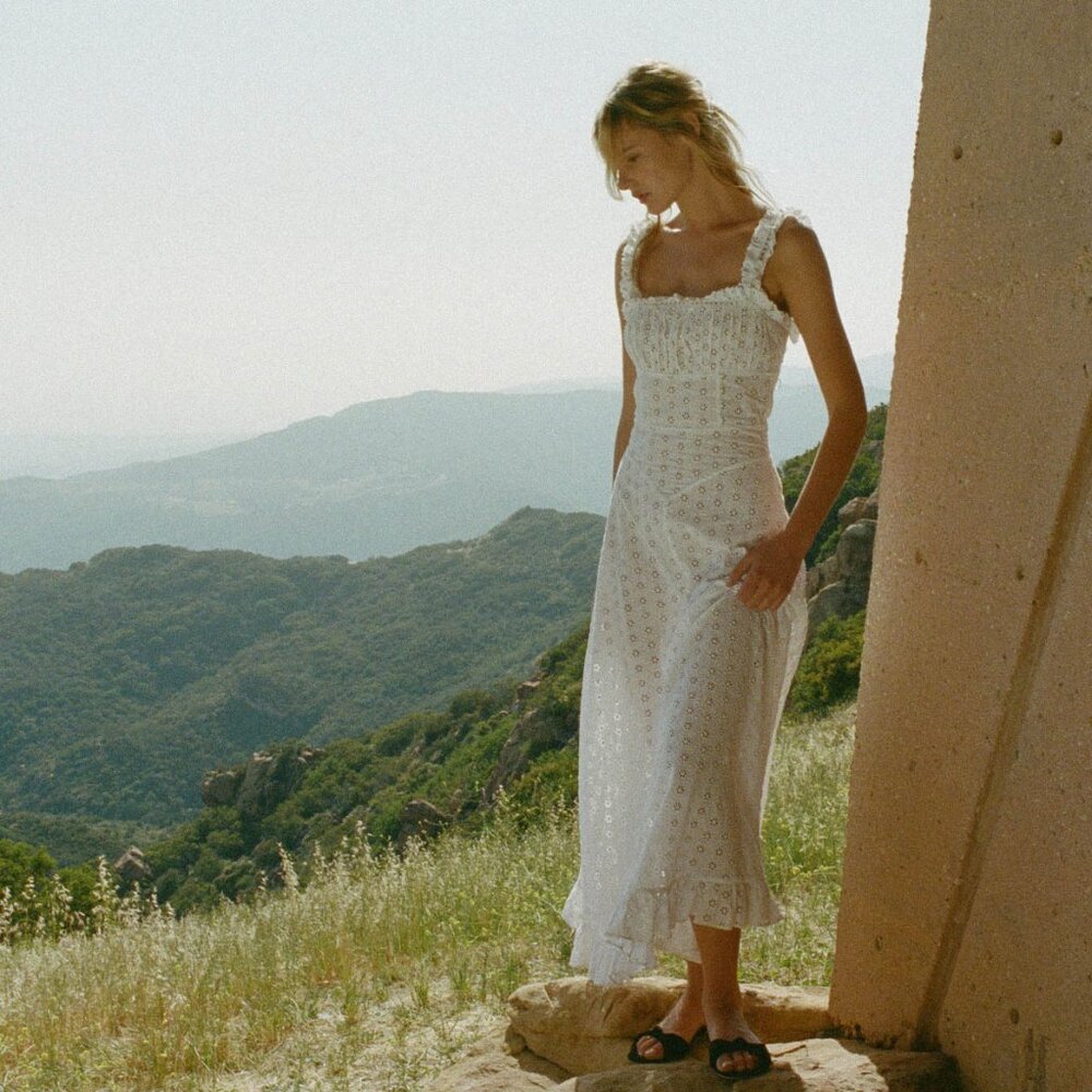 Dôen Roma dress in powder size XS